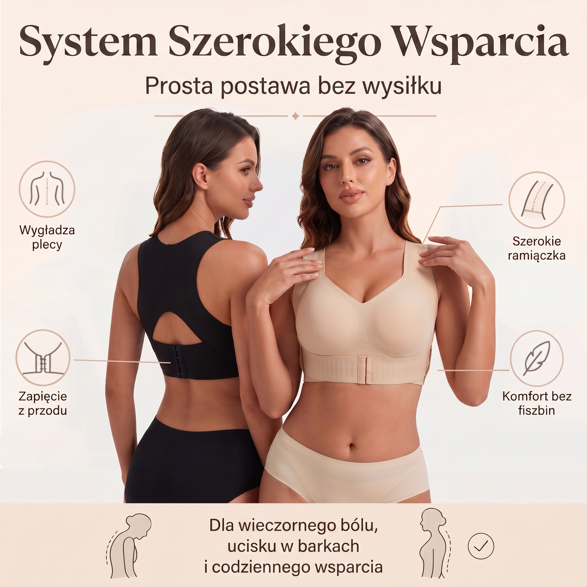 Velluna - Stanik Poprawiający Postawę